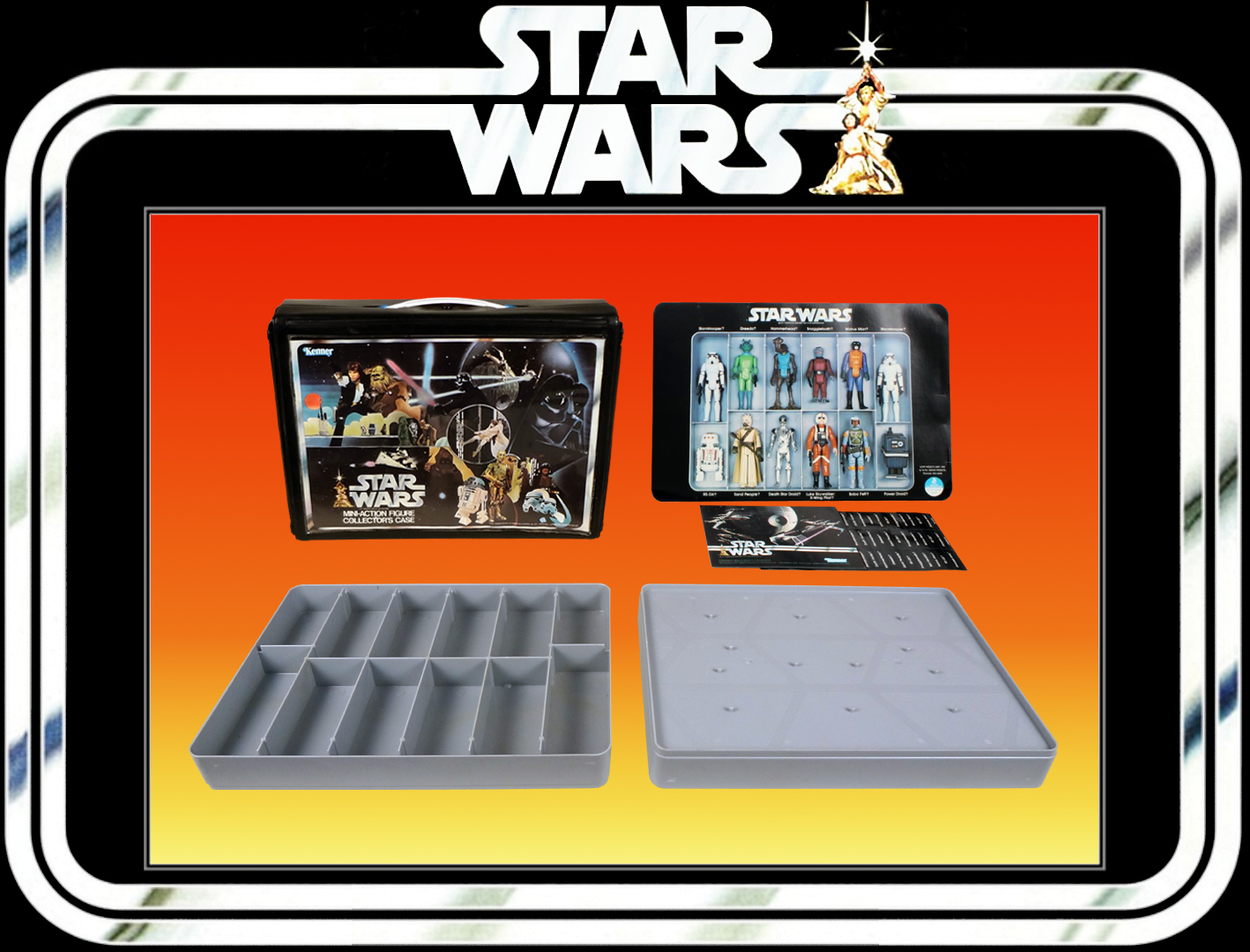 mini action figure collector case